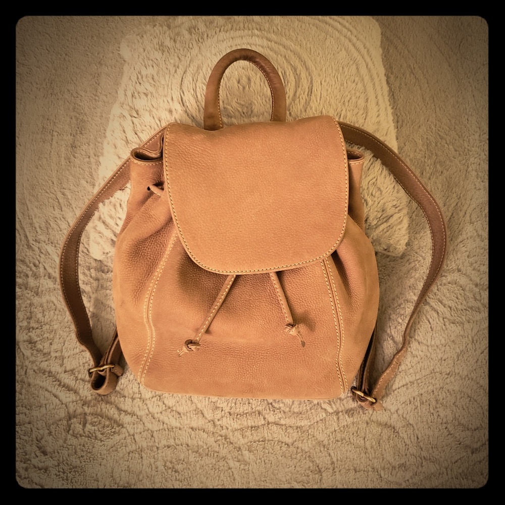 Coach leather backpack - NEVER USED!!